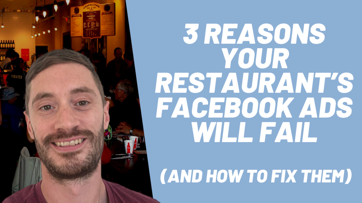 how to fix restaurant facebook ads